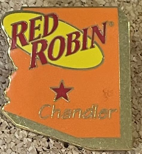 RED ROBIN RESTAURANT CHANDLER ARIZONA State Map Outline Pin Rare VHTF $9.69 - PicClick