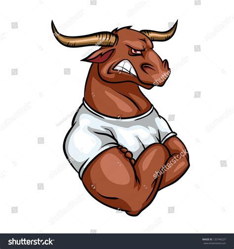 Bull Mascot Team Logo Design Longhorn Stock Vector (Royalty Free ...