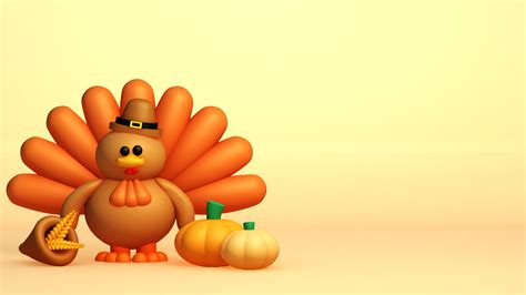 Friendly Thanksgiving Turkey Graphics - Progressive Church Media