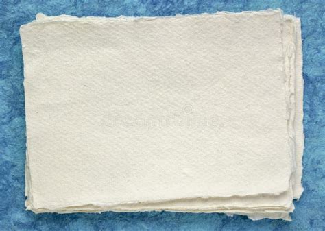 Sheet Of White Khadi Rag Paper Stock Image - Image of background, sheet: 178124955