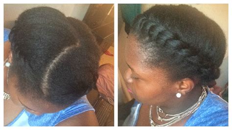 Quick & Easy Protective Style On 4b|4c Natural Hair - YouTube