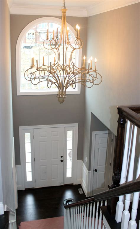 Two story foyer … | Foyer design, Foyer paint colors, Foyer paint