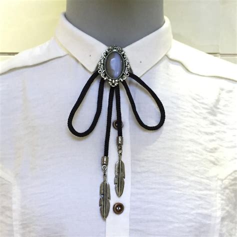 Mantieqingway Bolo Tie Cowboy Style Bolo Tie Men's Neck Tie Shoestring Necktie Men Jewelry ...