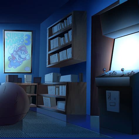 Cartoon Background Room