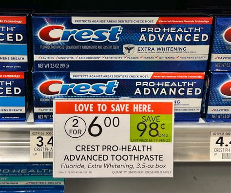 Crest Pro-Health Toothpaste As Low As $1 At Publix (Free For Some ...