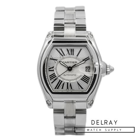 Cartier Roadster Silver Dial - DelrayWatch.com