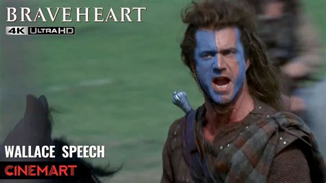 BRAVEHEART (1995) | Wallace Speech | Motivational William Wallace ...