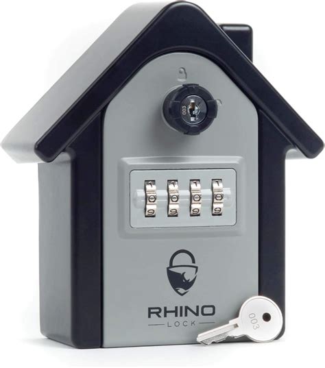 Rhino Lock Secure Home Combination Safe - Heavy Duty Wall Mounted Security Key Safe - Large ...