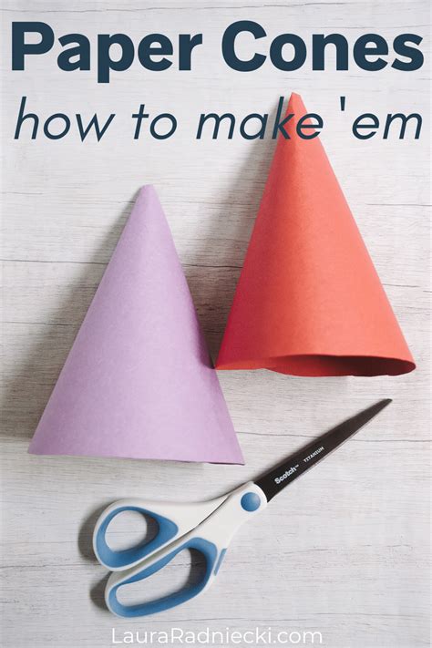 How to Make a Cone Out of Paper | DIY Paper Party Hat Tutorial