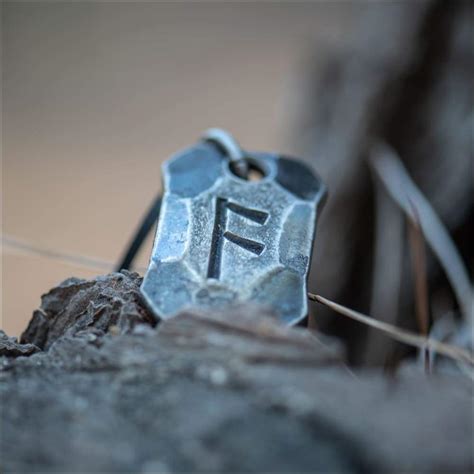 Ansuz Rune Pendant Hand-Forged - Northlord