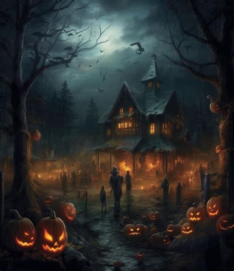 Premium Photo | Scary Halloween Night Ultra Realistic