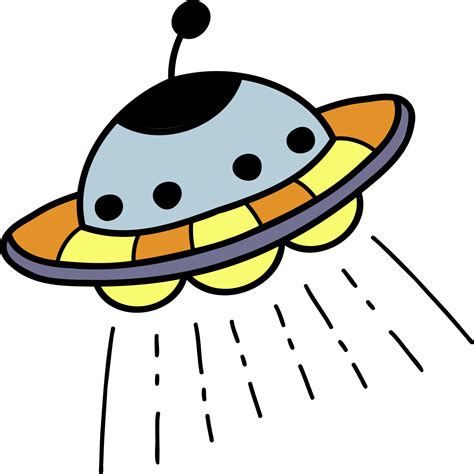 Hand Drawn cute ufo illustration 12664907 PNG