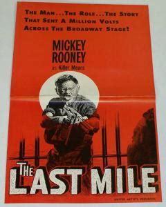 THE LAST MILE 1959 Movie Film PRESSBOOK - Mickey Rooney • Studio Antiques