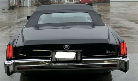 automobile 1973 Eldorado Cadillac Convertible, black, 2 door low miles ...