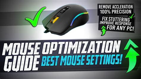 🔧 Mouse Optimization GUIDE for Gaming - 100% Mouse Precision Raw Input, REMOVE Acceleration LAG ...