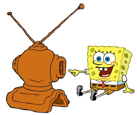 SpongeBob Watching TV.PNG by polexlim on DeviantArt