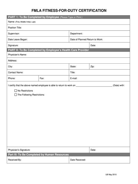 Fit For Duty Form - Fill Online, Printable, Fillable, Blank | pdfFiller