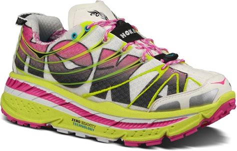 Amazon.com | HOKA ONE ONE Women's Stinson Trail 2 Citrus/White/Fushia 8.5 B - Medium | Running