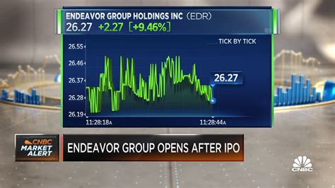 Endeavor makes its public trading debut