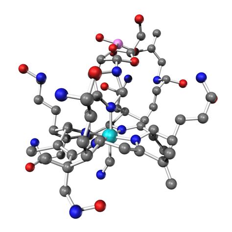 vitamin b12 3d model