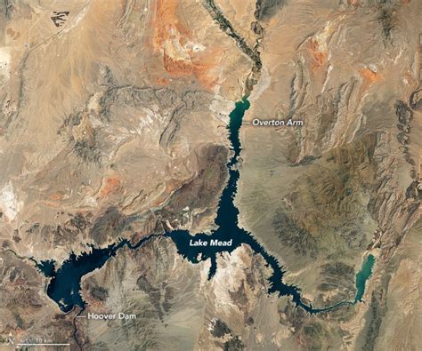 Lake Mead Water Levels Over Time Shown in Before and After Pictures