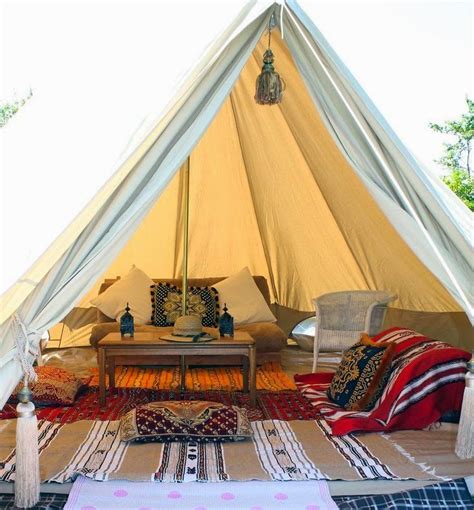 Side Street Style: Glamping Interior inspiration | Tent glamping, Cool tents, Bell tent