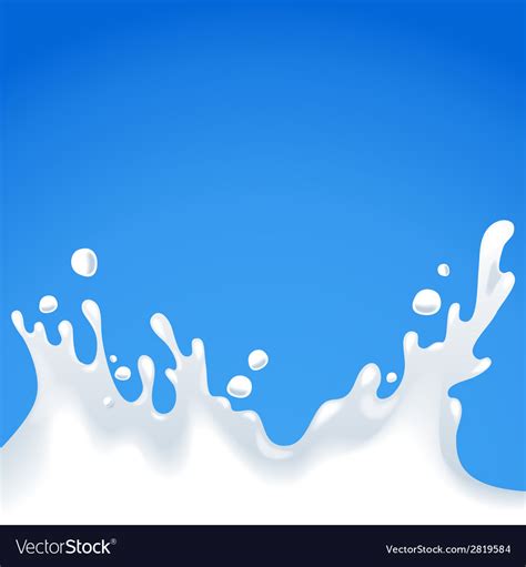 Milk splash Royalty Free Vector Image - VectorStock