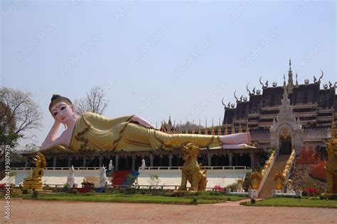 Northern Thai temple is beautiful, named Wat Phra That Suthon Mongkol ...