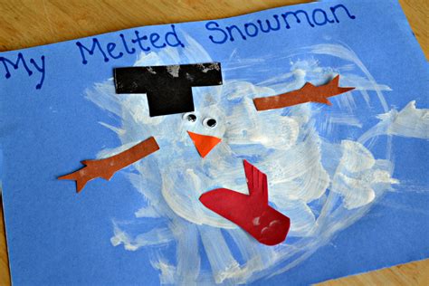 Melted Snowman Painting