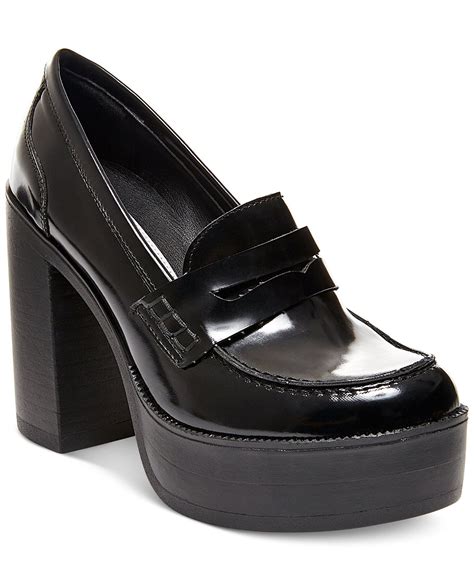 steve madden black loafers womens - Great Bear Blogged Pictures Library