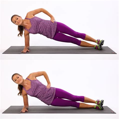 Side Plank Pulses (Hip Dips) | Plank Moves For Obliques | POPSUGAR ...