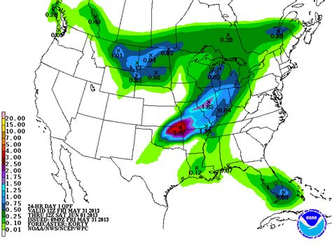 7 Day Precipitation Forecast Map