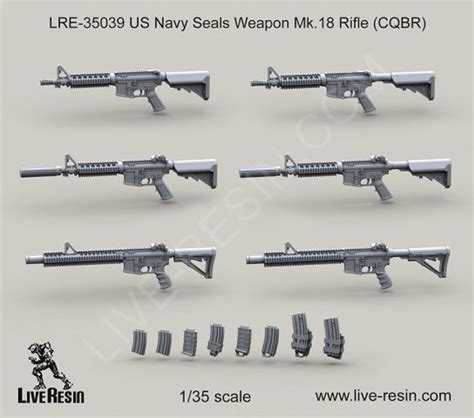 US Navy Seals Weapon Mk.18 Rifle (CQBR) - Accessories - Catalog