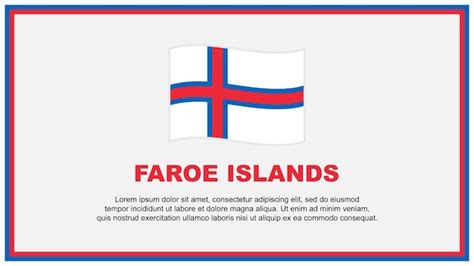 Premium Vector | Faroe islands flag abstract background design template faroe islands ...