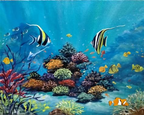 Underwater Sea Painting