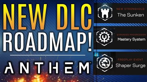 Anthem - New DLC Roadmap REVEALED! SUNKEN STRONGHOLD! Shaper Surge and ...