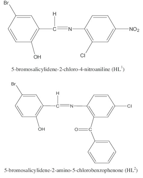 Structure of Schiff base ligands. | Download Scientific Diagram