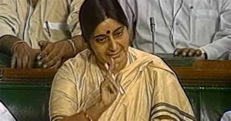 Sushma Swaraj Speech in parliament 1996 : सुषमा स्वराज का 26 मिनट का वो भाषण जिसने पूरे सदन को ...