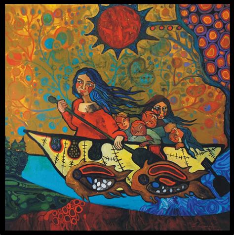 NORVAL MORRISSEAU BLOG: 'Native Immigrant Exhibit' - presenting art by Carolina Echeverria (Part I)