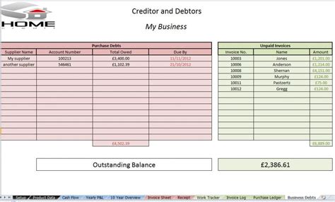 Easy Bookkeeping Template