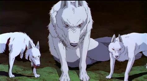 Princess Mononoke Wolf Drawing