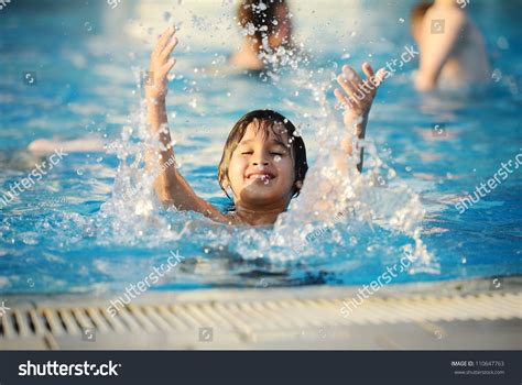 Splash Water Pool Kid Summer Stock Photo 110647763 - Shutterstock