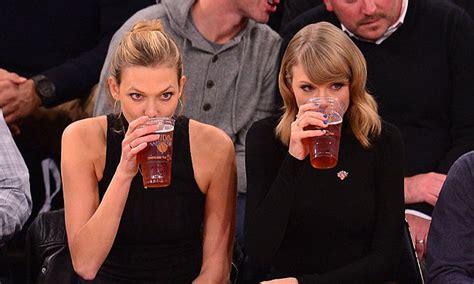 Taylor Swift Drinking Beer