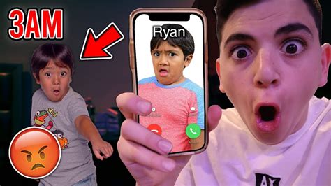 DO NOT CALL RYAN'S WORLD AT 3AM! (HE BROKE INTO MY HOUSE!) - YouTube