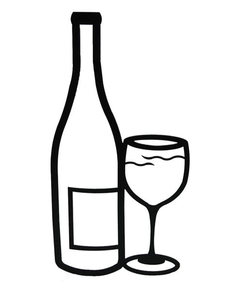 Wine and cheese clipart black and white free – Clipartix