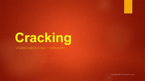 Cracking | Chemistry - YouTube