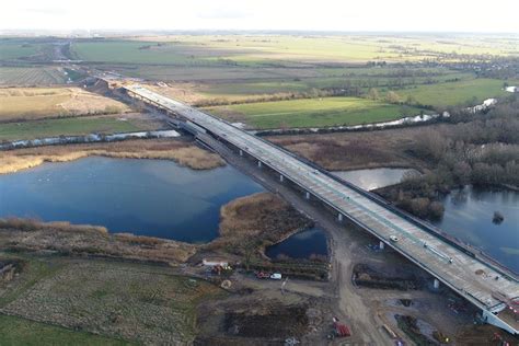 Major milestone for A14 as huge new bridge completed - Highways Industry