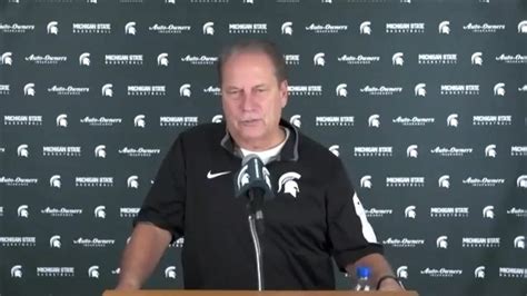 Michigan State basketball coach Tom Izzo on lineups, standouts