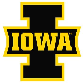 University of Iowa Wall Decals | I for Iowa overlay look Vinyl Decal