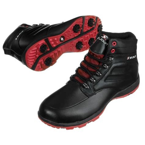 2015 Stuburt Terrain Leather Golf Boots - Mens Winter Waterproof Golf Shoes | eBay